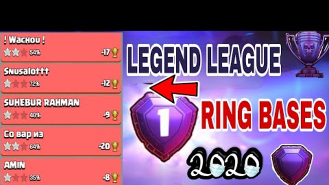 New Top 10 Legend League Ring Bases2020+Links! Use Ring Bases to Push Trophies. Clash Of Clans.