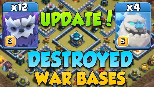 Yeti Ice Golem Ground Army Attack Strategy! New TH13 Mass Yeti Ice Bowler Attack | Clash Of Clans