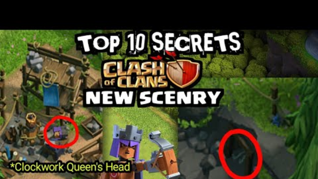 Top 10 secrets about Clash of Clans new scenry Clashy construction.