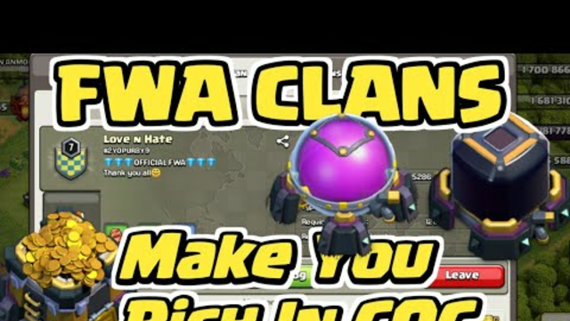 How to Join FWA clans In COC | Full Guide | Clash Of Clans....