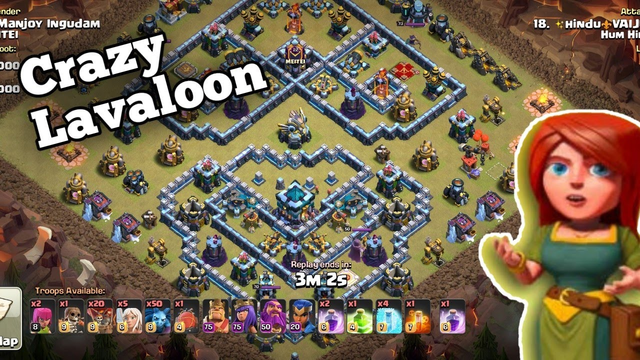 Th13 Best Lavaloon Strategy | Lavaloon Is Unstoppable | Clash Of Clans