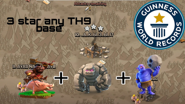 Bestest TH9 war attack strategy ever | Clash of Clans | dood be cool
