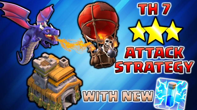 DRAGLOON ATTACK STRATEGY | TH7 ATTACK STRATEGY | CLASH OF CLANS INDIA