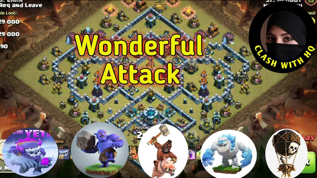 Th 13 Yeti Bowler Hog Healer Attack Clash of Clans | CoC Game | CoC | CLASH WITH HQ