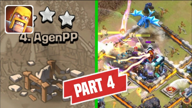 Strategy Attack War TH13 Clash Of Clans Full Star - GamePlay Walkthrough Part 4 (Android)