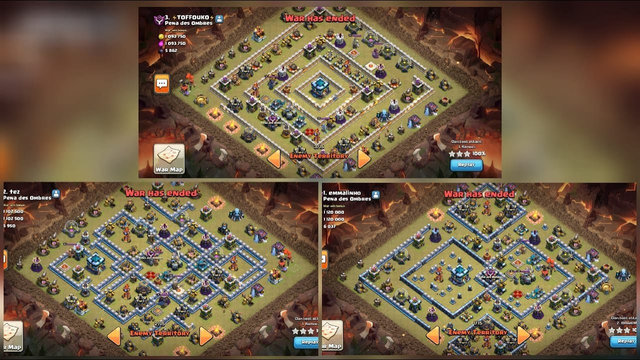 Clash of Clans Max Th13 War attack Strategy(Clan Wars)