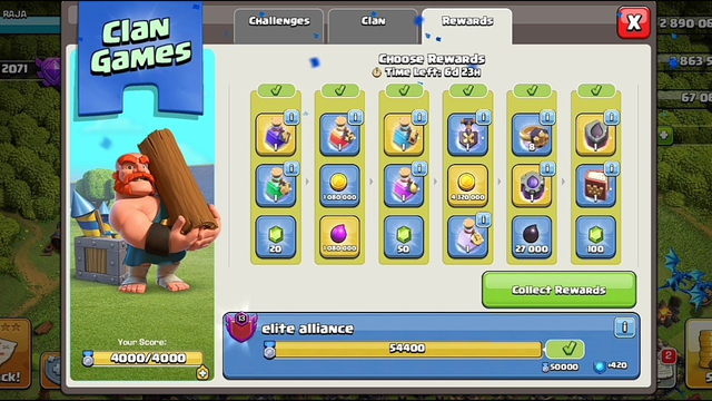 How to Collect Clan Games Reward In clash of clans !