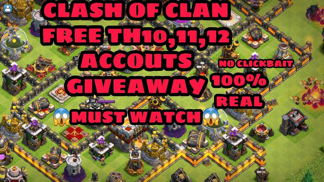 CLASH OF CLANS FREE ACCOUNTS || FREE COC ACCOUNT GIVEAWAY || MUST WATCH