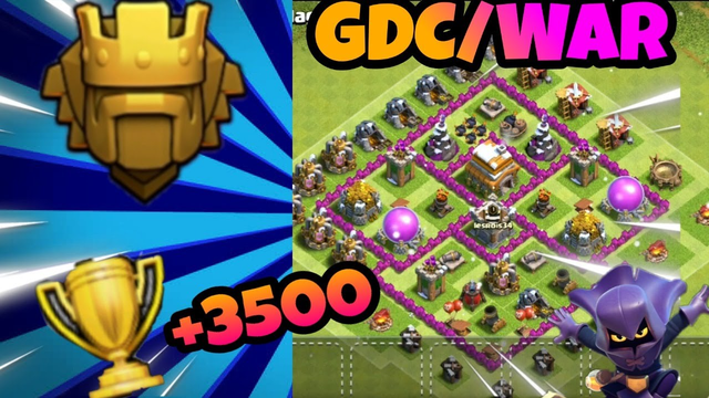 NEW best Base hdv 6 GDC/WAR clash of clans trophy 2020/Coc new town hall 6 base design clash of clan