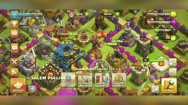 Playing CLASH OF CLANS TH 12 and unlocked Headhunter| THE GOD GAMERS