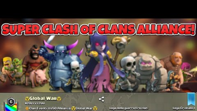 GLOBAL WAR! Super Clash of Clans Alliance! WAR RECAP