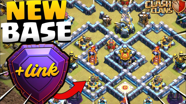 Town hall 13 / Th13 Base layout with Link | Clash of Clans