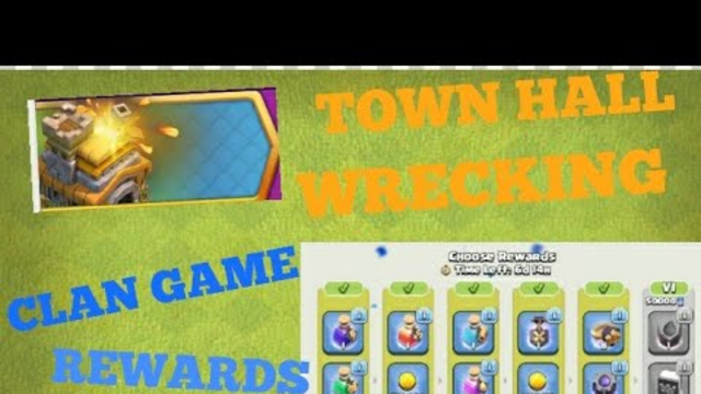 Town Hall Wrecking Event | Clan Game Rewards | Clash of Clans