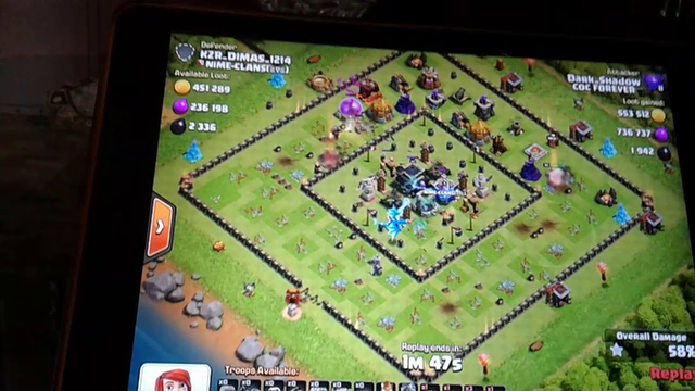 Clash of clans taking 1m loot