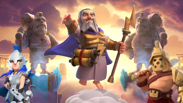 GOD OF THUNDER comes to Clash of Clans!! Gladiator Warden | July Gold Pass Hero Skin