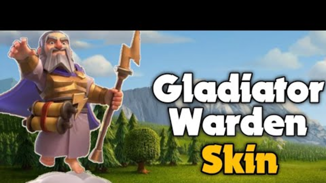 New Gladiator Warden Skin Gameplay for July Season is here | Clash of Clans