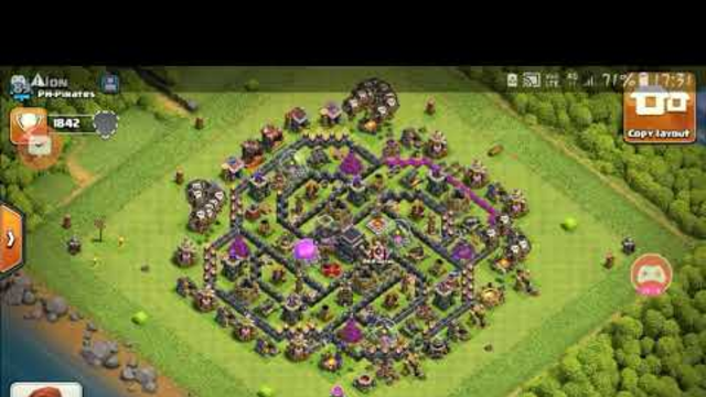 Clash of clans town hall 9 Attack