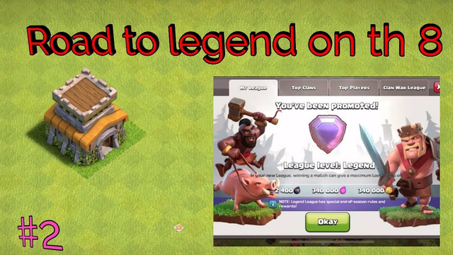 Clash of Clans live stream | TH 8 Road to Legend # ep 3