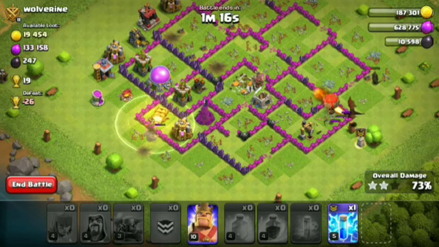 Th8 pekka + Wizart Attack strategy! Clash of clans -coc