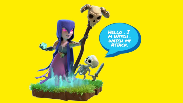 Witch Attacks in base completely Distroyed : clash of clans. COC Game .