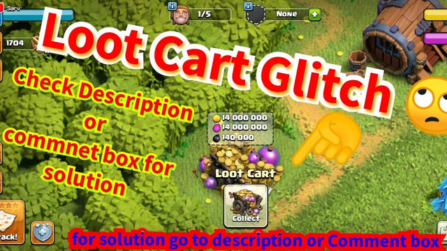 Clash Of Clans Loot Cart Glitch FIXED! |COC New Glitch|Unlimited Loot Glitch 2020|Coc glitch Details