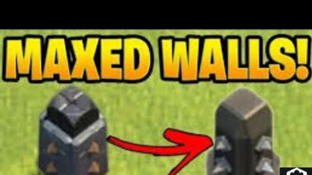HOW TO MAX WALLS TH9 | CLASH OF CLANS