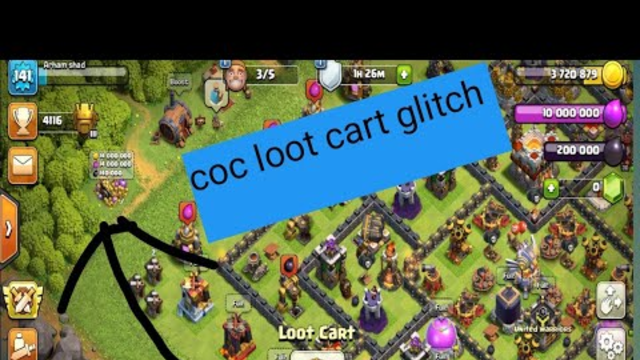 Clash of clans loot cart glitch. COC new glitch.