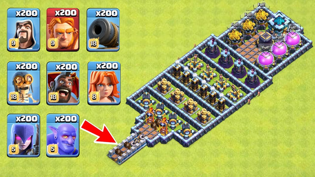 Who Can Loot From This Difficult Trap On COC | COC Trap Vs Troops Loot Challenge 2020