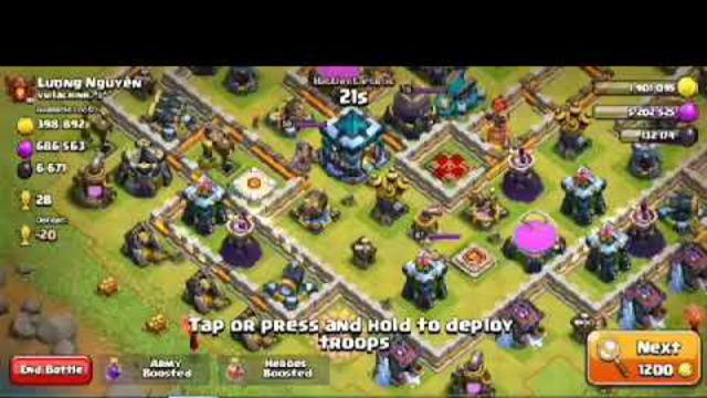 EASILY GET STARS ON HIGH LEVEL OPPONENTS CLASH OF CLANS