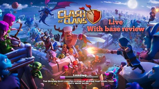 Clash of clans live with base review.../Coc live/Live CWL/