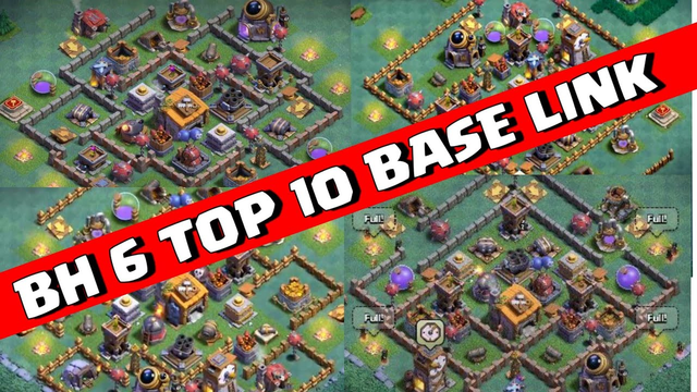 NEW BH6 Base Link 2020 | Best Builder Hall 6 Base with Copy Link | Clash of Clans