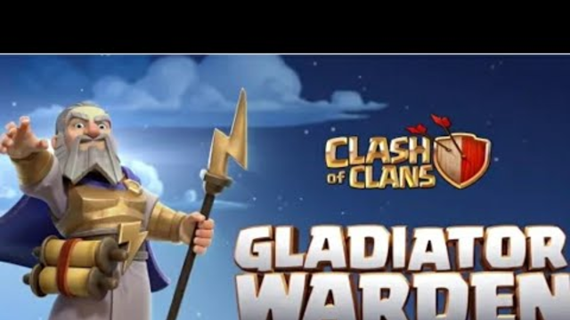 Gladiator warden:: make thunder now (clash of clans)