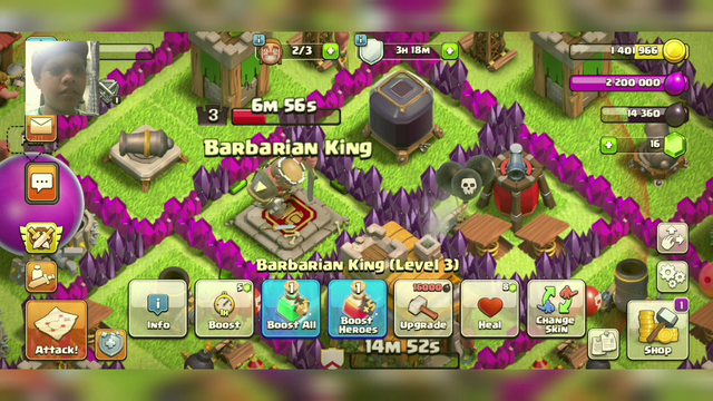 CLAN WAR LEAGUE clash of Clans firt gaming video