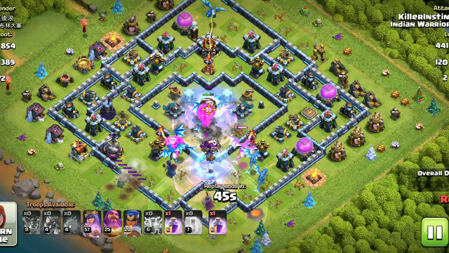 Th13 Max Base 3 Star | Electro Dragon attack Strategy | Clash of Clans