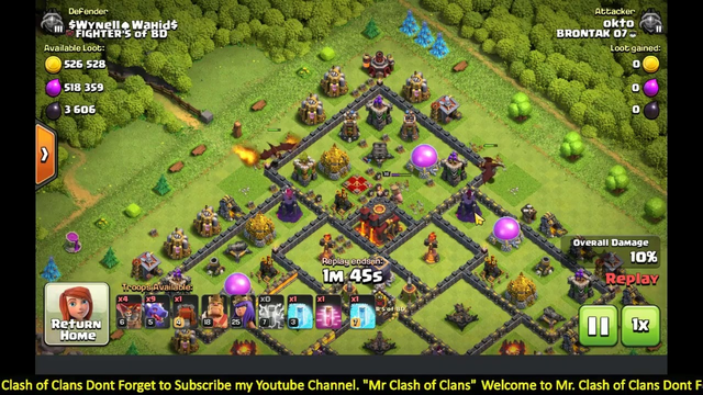 Clashing with Mr Clash of Clans #mrclashofclans
