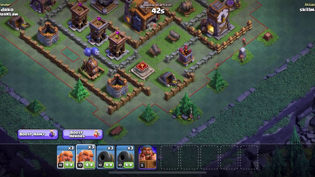 Clash Of Clans! 100% in builderbase attack OMG!!!!