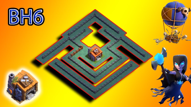 NEW Best! Builder Hall 6 (BH 6) Base 2020 Design with Copy Link | Clash of Clans
