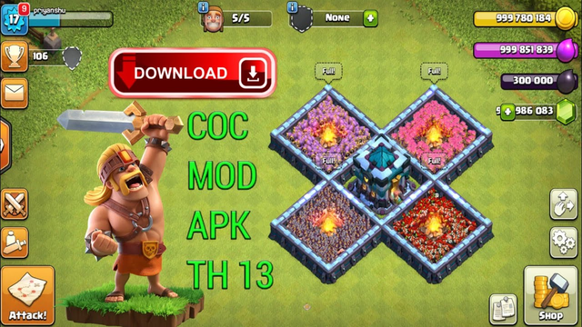 HOW TO DOWNLOAD CLASH OF CLANS MOD APK (UPDATED 2020) 100% WORKING.