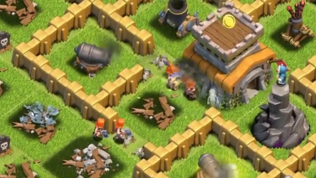 Clash of Clans (COC) Valkyrie attack