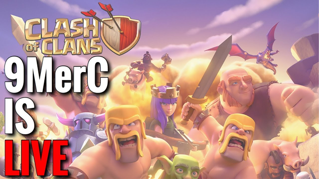 CLASH OF CLANS LIVE WITH 9MerC | JUST CHATTING & ATTACKING IN LEGENDS LEAGUE
