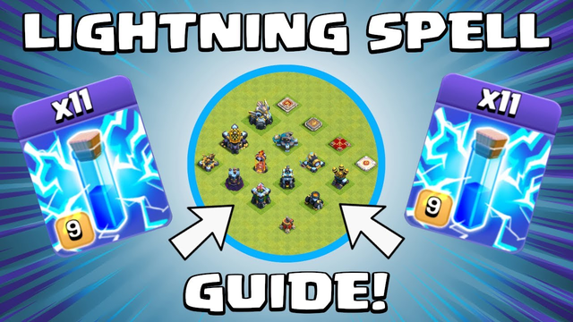 LIGHTNING SPELL VS EVERY DEFENSE + HEROES - Best TH13 Attack Strategy Guides - Clash of Clans