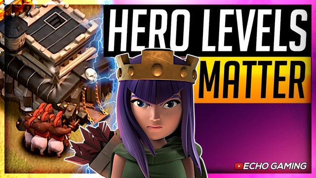 This is why HERO LEVELS matter so much in Clash of Clans