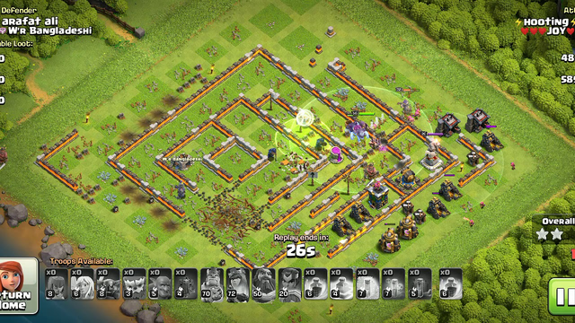 Clash of clans #this noob hurts( 2)