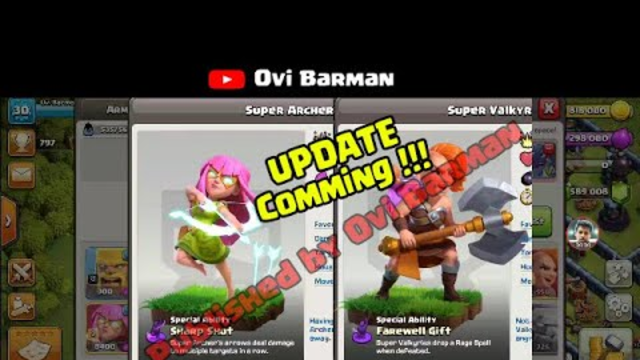 Super Valkyrie and Super Archer is coming soon | Clash of Clans| UPDATE 2020 | Ovi Barman