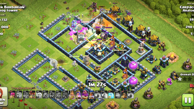 181 - Clash of Clans 3 stars Town hall 13 maxed Legend league