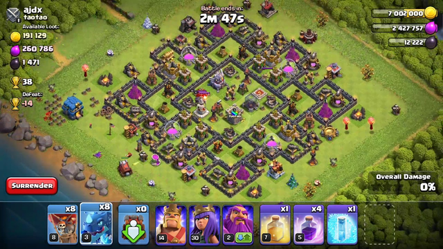 CLASH OF CLANS BEST ATTACK EVER | 38 TROPHIES| |SHERA BHATTI|