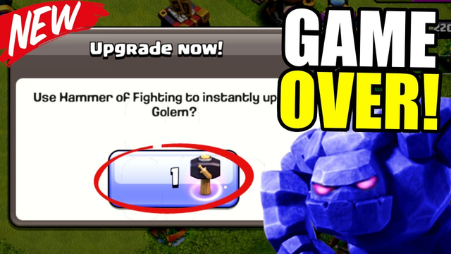 THE END OF GOLEMS IN CLASH OF CLANS!!