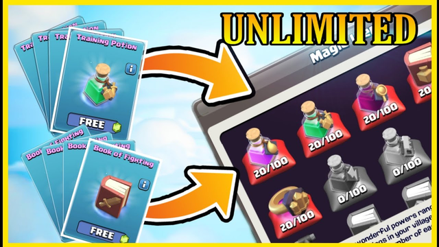 UNLIMITED FREE, BOOKS, HAMMERS & OTHER MAGIC ITEMS IN CLASH OF CLANS l 2020 NEW TRICKS
