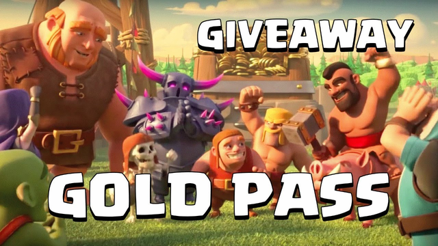 GOLDPASS GIVE AWAY ! CLASH OF CLANS LIVE