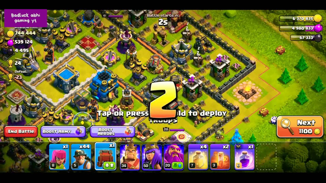 Clash of clan atteck,coc attacker th11 destroyed by miner lvl5